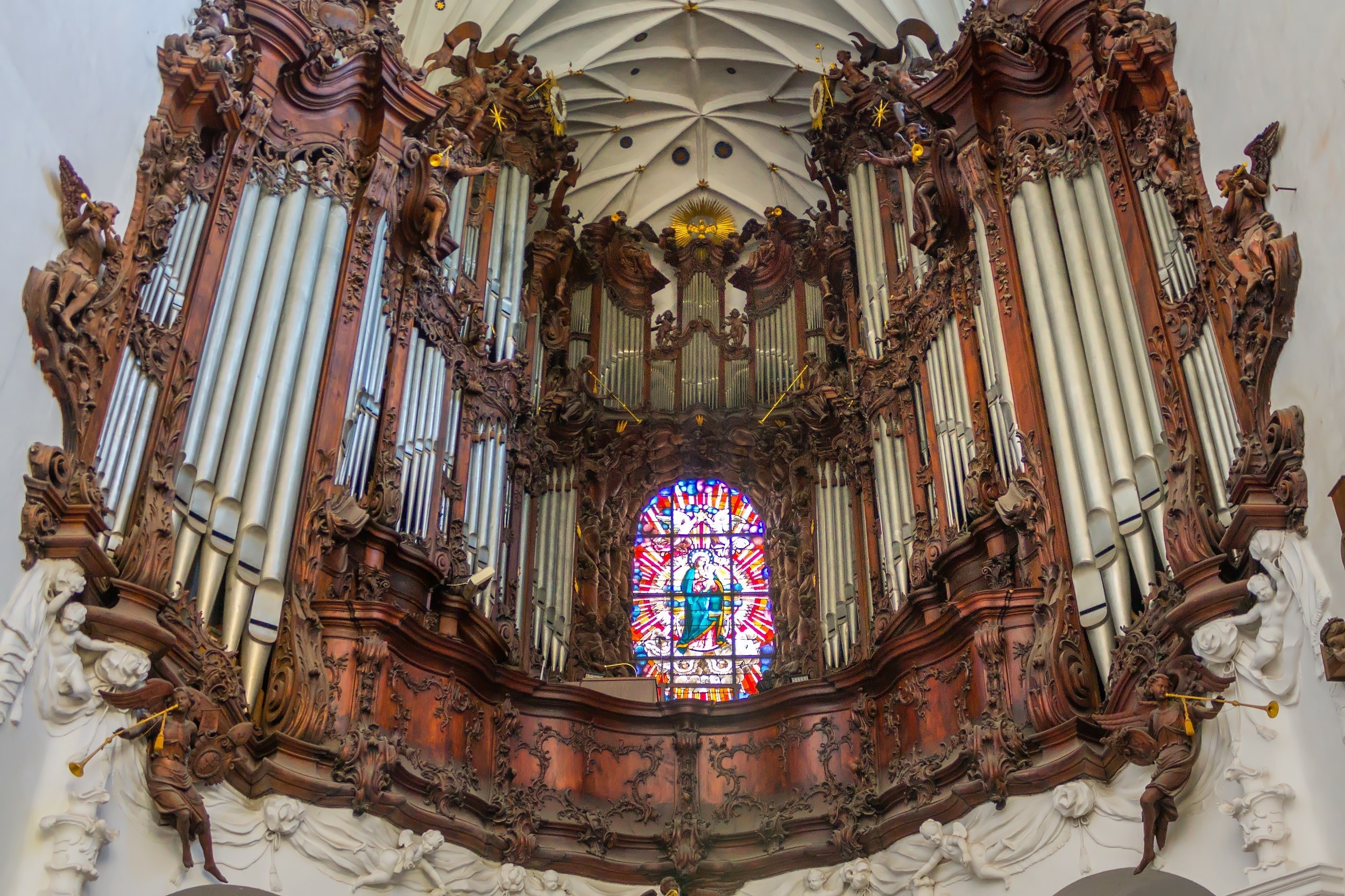 Baroque organ detail